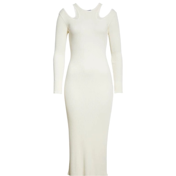 NWT SIMON MILLER Anz Cut-Out Bodycon Dress size large - Picture 5 of 11